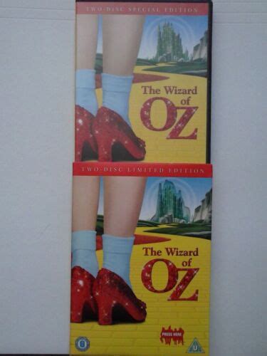 The Wizard Of Oz DVD Judy Garland 2 Disc Limited Edition Region 2