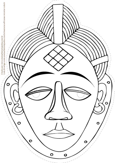 Punu Mask African Art African Masks Mask Drawing