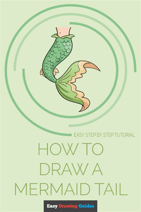 How To Draw A Mermaid Tail Really Easy Drawing Tutorial