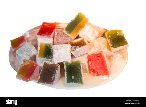 Traditional Turkish Delight Rahat Lokum Stock Photo Alamy