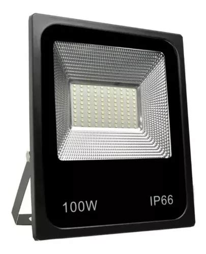 Reflector LED Genérica Refletor Slim 100W con luz blanco frío y carcasa