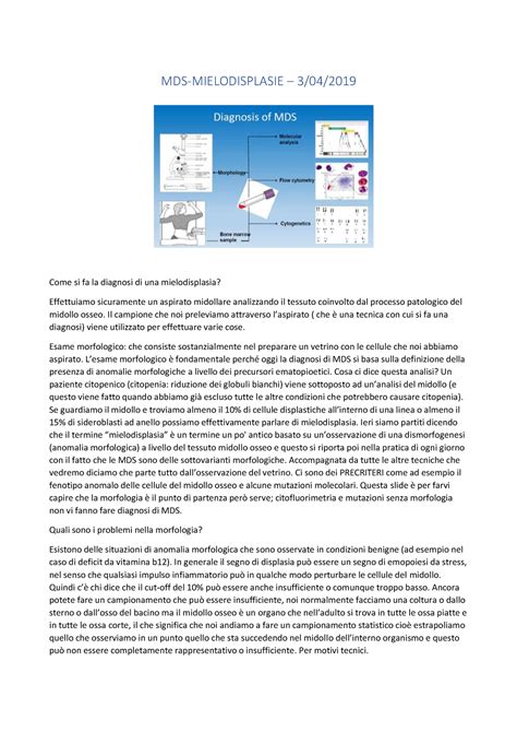 Lez Corso Di Ematologia Come Si Fa La Diagnosi Di Una