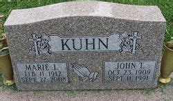 John Theodore Kuhn Memorial Find A Grave