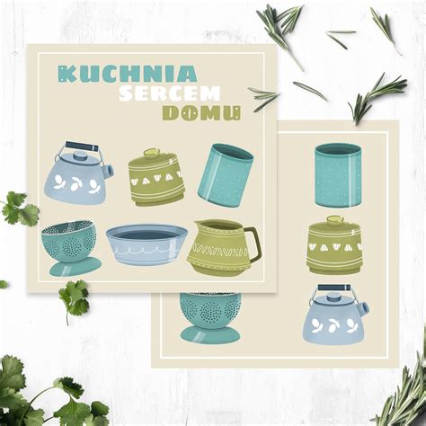 Poster kitchen retro on Behance