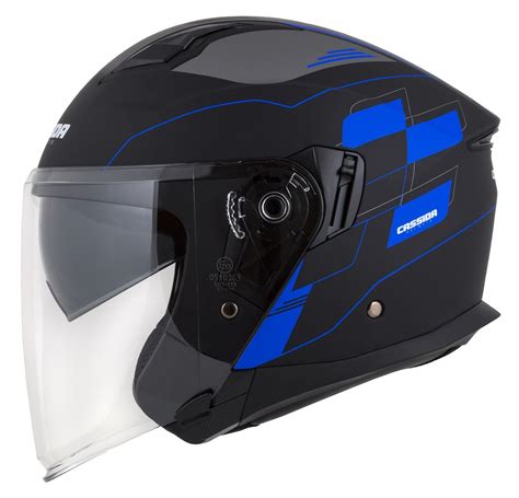 Cassida Jet Tech Roxor Matt Black Blue Grey White K Motostar Cz