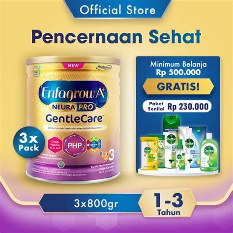 Paket Isi Enfagrow A Gentle Care Susu Formula Anak Untuk Gangguan