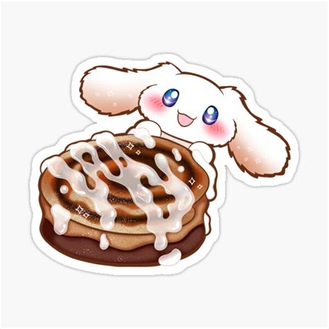 "Cute Kawaii Cinnamon Roll" Sticker for Sale by reginarennart98 | Redbubble