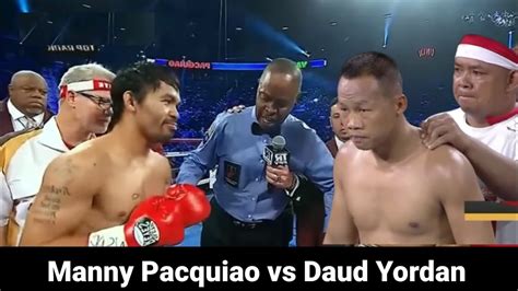 Tinju Daud Yordan VS Manny Pacquiao Petinju Filipina Daud Yordan Siap