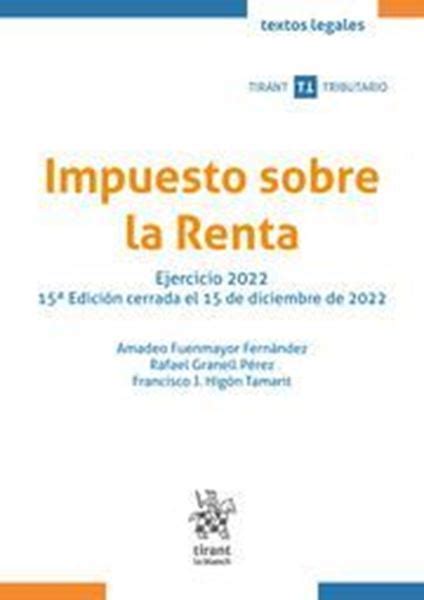 Impuesto Sobre La Renta 15ª Ed 2023 Ejercicio 2022 Librería Cilsa