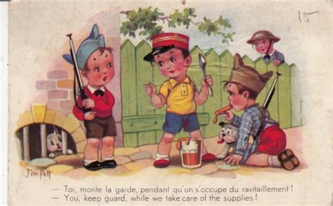 Carte Postale Ancienne Humoristique Humour Dessinateur Jim Patt Monte