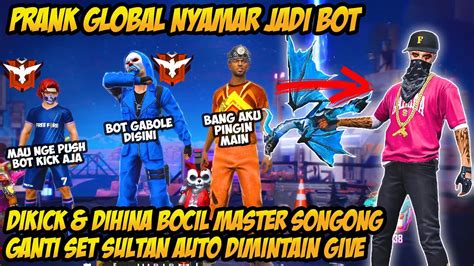 PRANK GLOBAL NYAMAR JADI MISKIN MINTA GIVE BUNDLE MALAH DIHINA