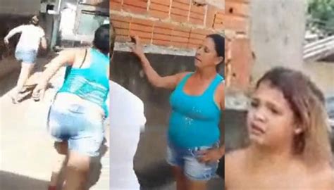 Só na barriga mulher surta ao descobrir que a amante do marido está