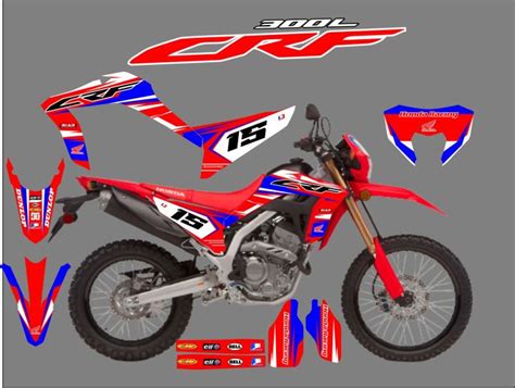 Honda Crf L Full Body Decals Lazada Ph