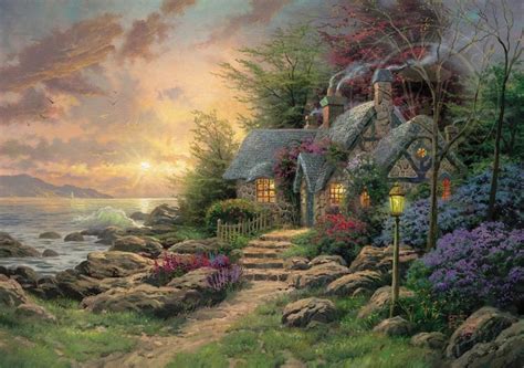 Seaside Hideaway By Thomas Kinkade Village Gallery