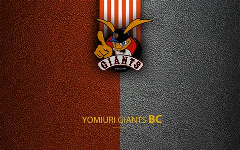 Download wallpapers Yomiuri Giants, 4k, Japanese baseball club, logo ...