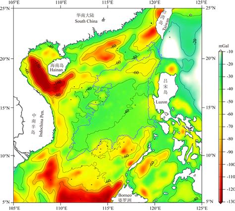 南海重力异常的沉积层密度改正及其对区域构造特征分析的意义