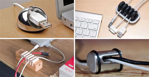 11 Creative Cable Holders That Stop The Cables Falling Off Your Desk