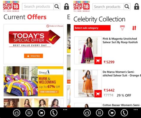Official HomeShop18 app available on the Windows Phone Store ...