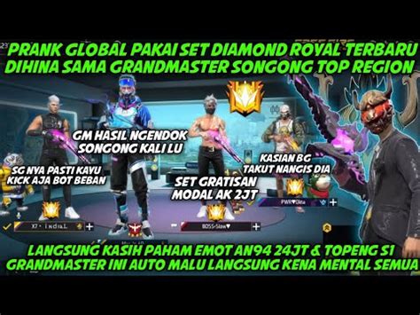 Prank Global Pakai Set Gratisan Dihina Sama Grand Master Songong Top