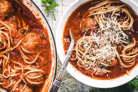 Spaghetti And Meatball Soup The View From Great Island