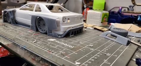 Impresión 3D KIT DE CUERPO ANCHO PARA SKYLINE R34 TAMIYA 1 24 MODELKIT