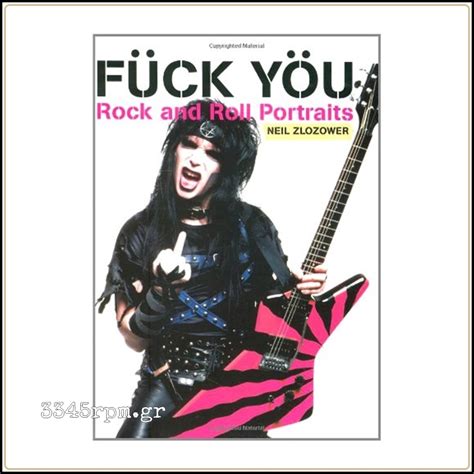 Fuck You Rock And Roll Portraits Music Book Fuck You Rock And Roll