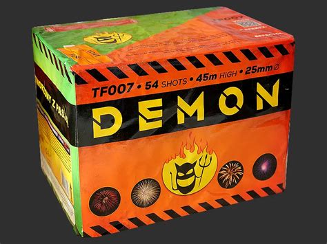 TF007 DEMON 54st 25 Mm Tanie Fajerwerki