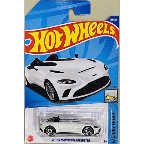 Hot Wheels Aston Martin V Speedster White New Shopee Malaysia