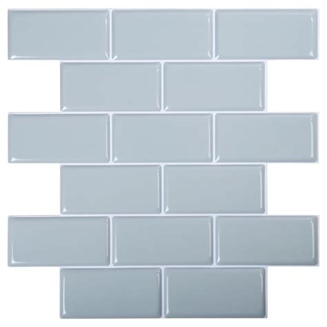 Truu Design 6 Piece 3d Self Adhesive Subway Wall Tiles For Kitchen