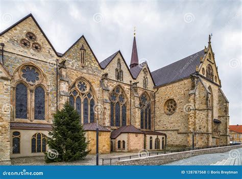 Paderborn Cathedral, Germany Stock Photo - Image of paderborn, historic ...