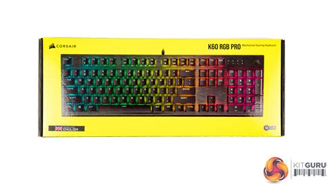 Corsair K60 RGB Pro Review | KitGuru