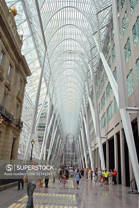 Santiago Calatravas Allen Lambert Galleria In The Brookfield Place