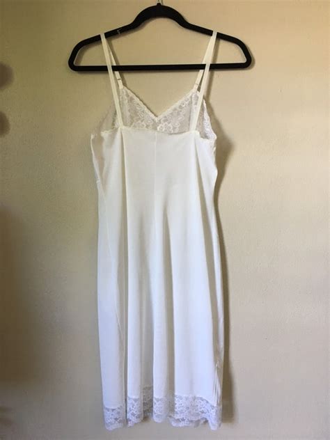 Vintage S Seamprufe Slip Dress Lingerie Pin Up Bo Gem