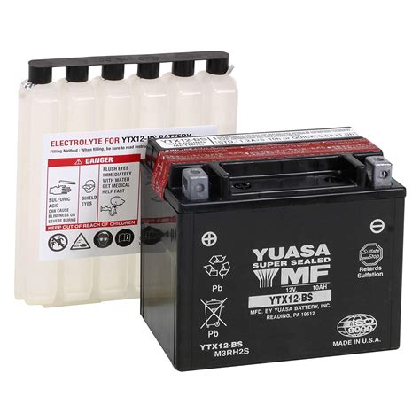 Yuasa YTX12 BS AGM Motorcycle Battery Royal Battery Sales