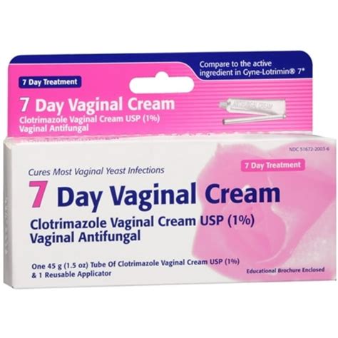 Gyne Lotrimin Clotrimazole 7 Day Vaginal Antifungal Cream Unscented 1 5 Oz