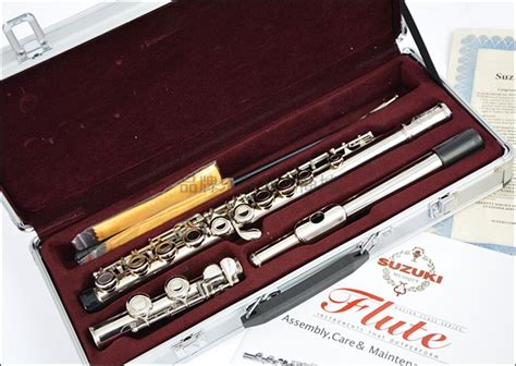 Silver Plated Flute High Quality Flute Suzuki Hole C Silvered