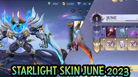 June 2023 Starlight Skin Thamuz All Rewards Update MLBB YouTube