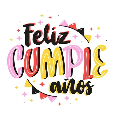 Concepto De Letras Feliz Cumplea Os Free Vector Freepik Freevector