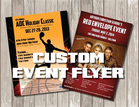 Custom Event Poster Flyer Design Custom Event Flyer Print - Etsy