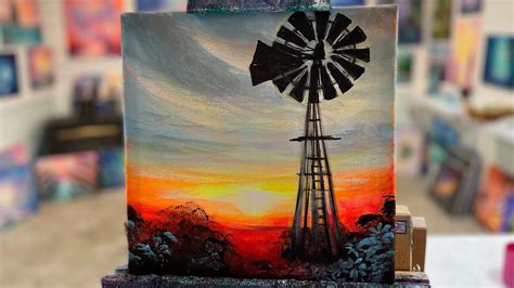 Windmill Painting