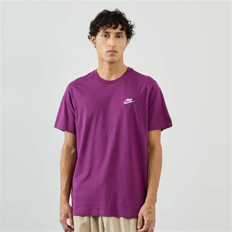 Nike Tee Shirt Club Purple Tee Shirt Men