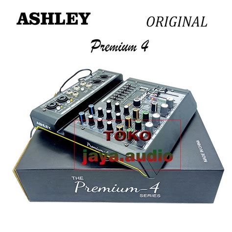 Mixer Ashley Premium 4 Original 4 Channel Bluetooth USB With