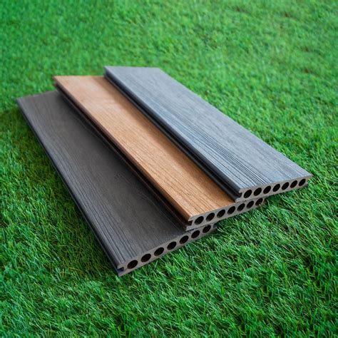 UV Resistance Outdoor Crack Resistant Hollow WPC Decking Composite