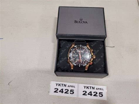 Bulova Precisionist Chronograph Tachymeter Mens Watch Yorkton