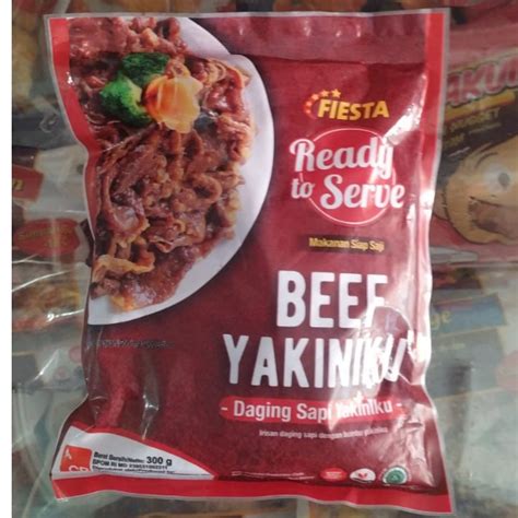 Jual Fiesta Ready To Serve Beef Yakiniku 300 Gr Shopee Indonesia