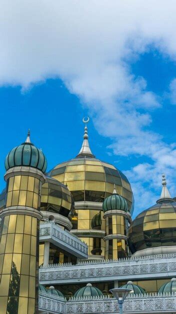 Premium Photo Crystal Mosque Or Masjid Kristal A Grand Structure Made