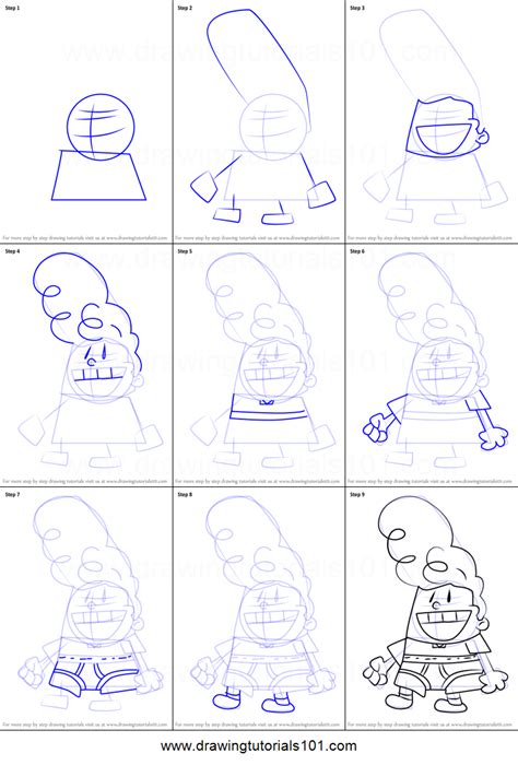 How To Draw Harold Hutchins From The Adventures Of Captain Underpants