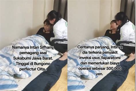 Foto Viral Unggahan Pekerja Sukabumi Sakit Di Jepang Tak Punya