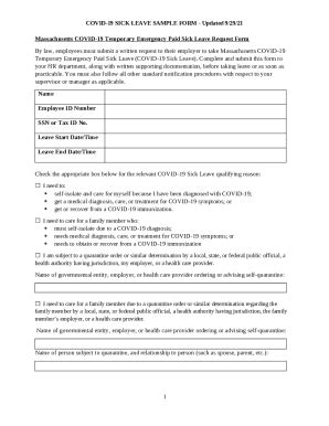 Sample Employee Leave Request Doc Template PdfFiller