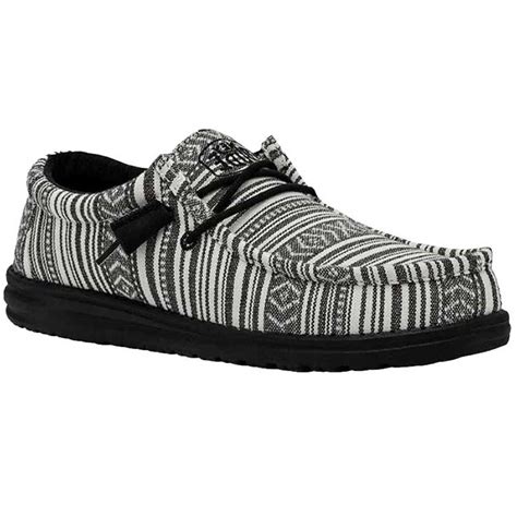 Hey Dude Wally Serape Black Gravel - Free shipping!